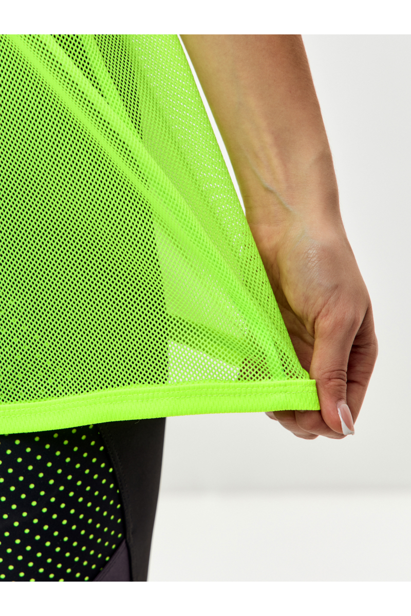 Футболка сетка Джерси лимон
