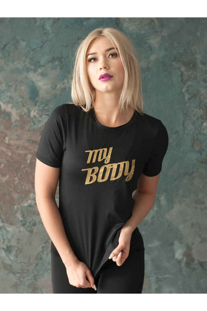 Футболка My Body mesh черная